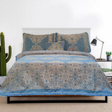Light Grey Fancy Jacquard Bed Sheet Set-4 PCS (PREMIUM)