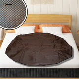 Premium Dotted Brown Fitted Sheet Mattress Protector