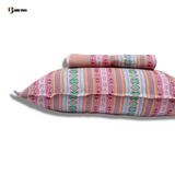 Diamond Khaddar Multi Color Multani Bed Sheet Set