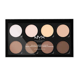 Nyx 8 Color Highlight & Contour Pro Palette Mgm01W - trendifypk