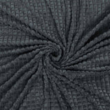 Fleece Blanket Dark Black Grey Double Throw - trendifypk