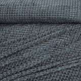 Fleece Blanket Dark Black Grey Double Throw - trendifypk