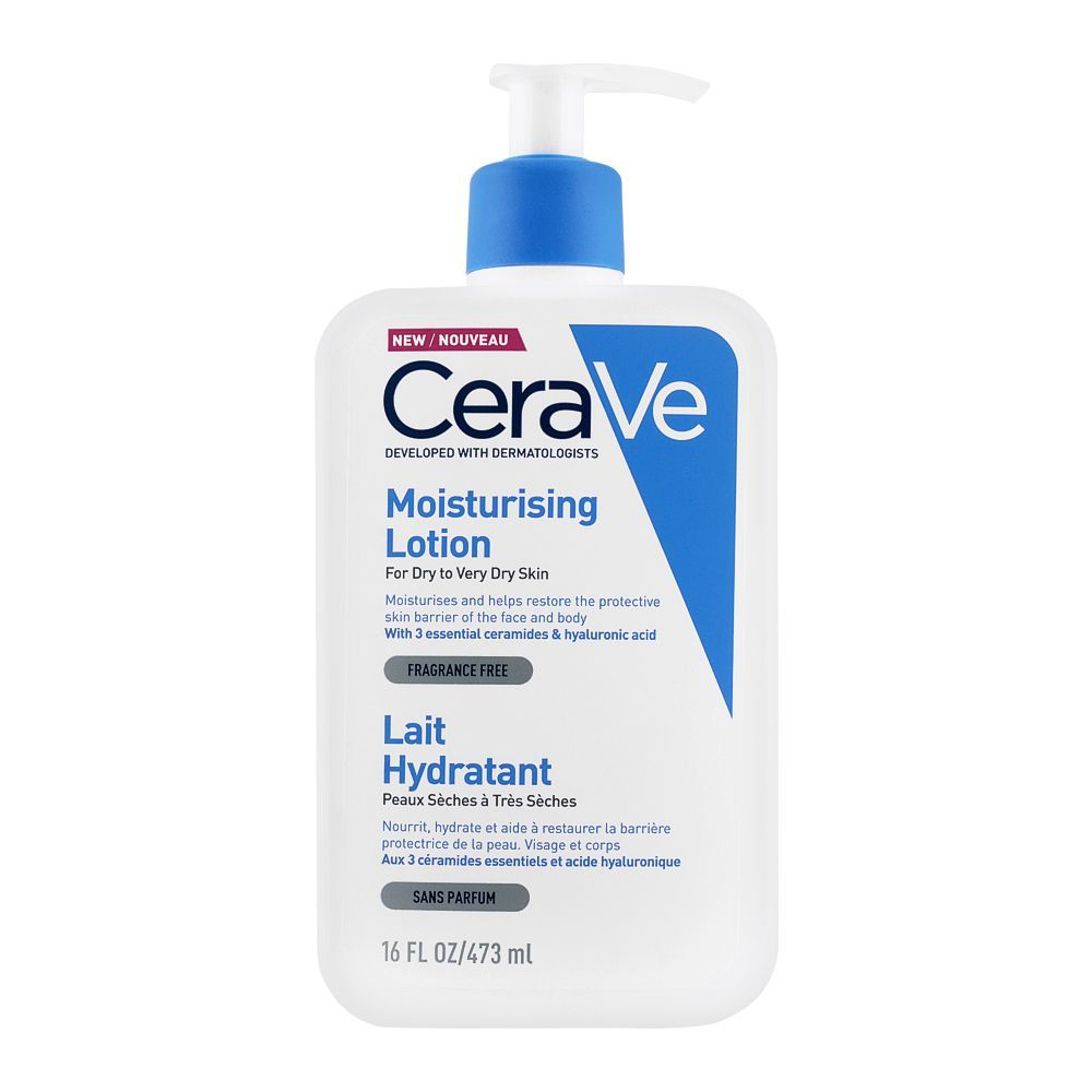 CeraVe Moisturising Lotion, Dry To Very Dry Skin, 473ml