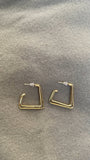Multi Layer Square Earrings
