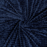 Diamond Blue Plain Fleece Double Throw AC Blanket - trendifypk