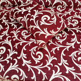 Mahroon Fancy Jacquard Bed Sheet Set-4 PCS (PREMIUM)