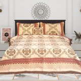 Fancy Jacquard Bed Sheet Set-4 PCS (PREMIUM)