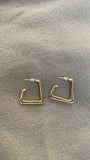 Multi Layer Square Earrings