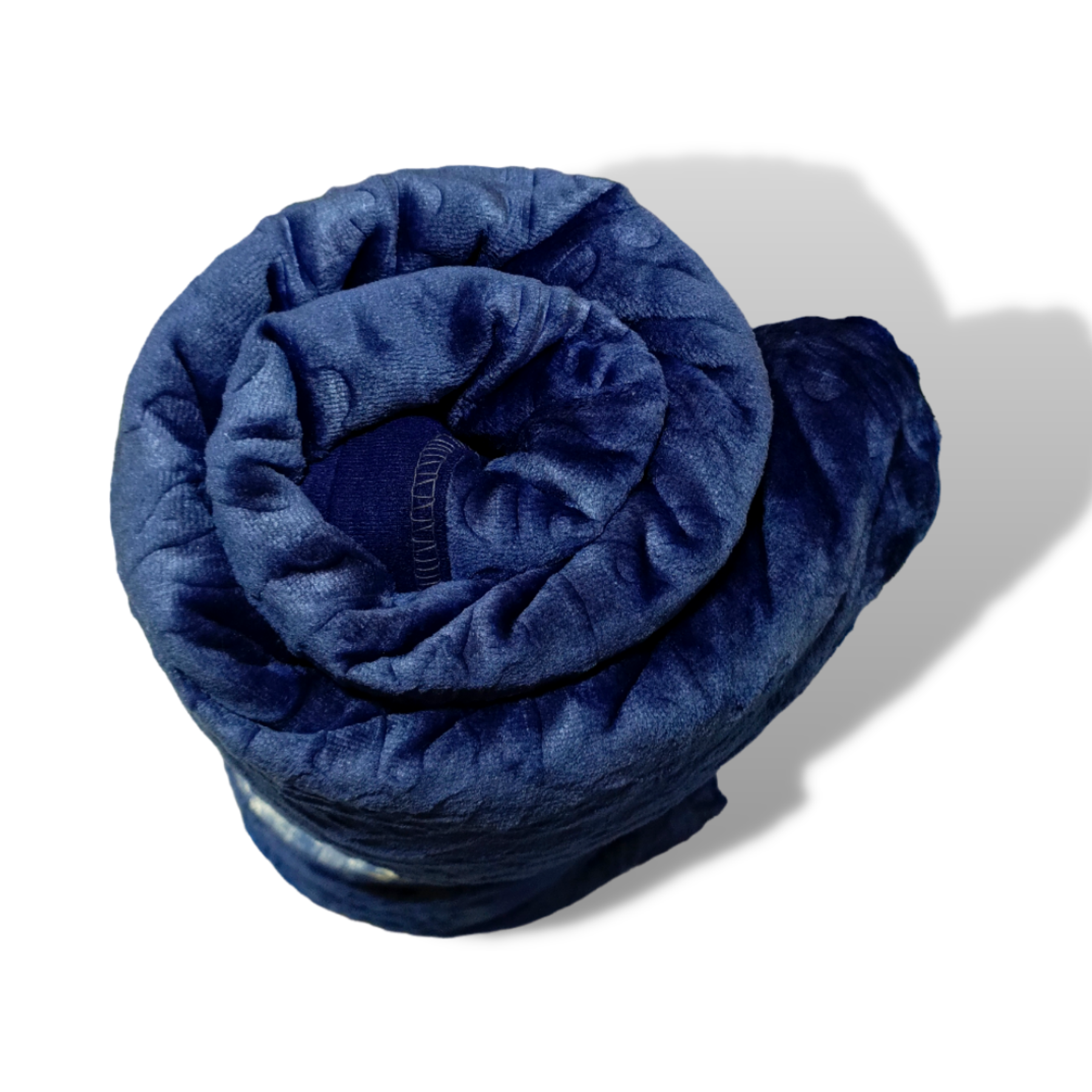 Fleece Blanket Dark Blue Double Throw - trendifypk