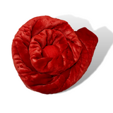 Fleece Blanket Red Double Throw - trendifypk