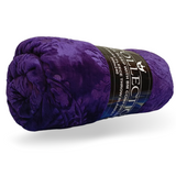 Fleece Blanket Dark Purple Double Throw - trendifypk