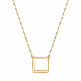 Square Hollow Necklace