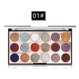 Miss Rose 18 Color Eyeshadow Palette 01 - trendifypk