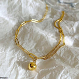 PYH193 DGF Stainless Steel Anklet Single- PYH