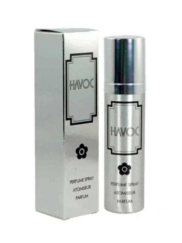 Havoc Men Perfume Spray Atomiseur Silver 75ml