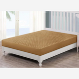 QUILTED WATERPROOF FITTED SHEET MATTRESS PROTECTOR