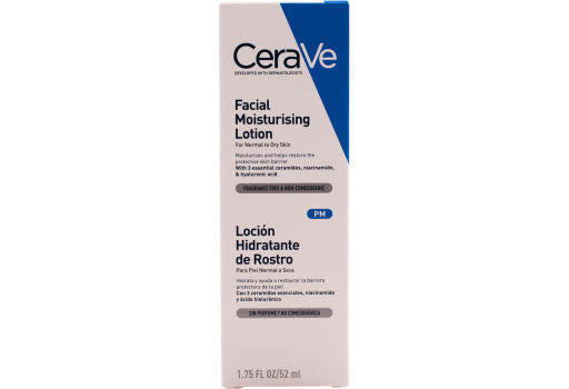 CeraVe Facial Moisturising Lotion PM 52mL For Normal To Dry Skin