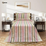 Diamond Khaddar Light Pink Multani Bed Sheet Set