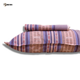 Diamond Khaddar Purple Multani Bed Sheet Set