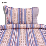 Diamond Khaddar Purple Multani Bed Sheet Set