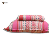 Diamond Khaddar Pink Multani Bed Sheet Set