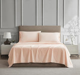 PLAIN COTTON BEDSHEET SET-3PCS D-9 - trendifypk