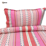 Diamond Khaddar Pink Multani Bed Sheet Set