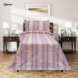 Diamond Khaddar Light Colors Multani Bed Sheet Set