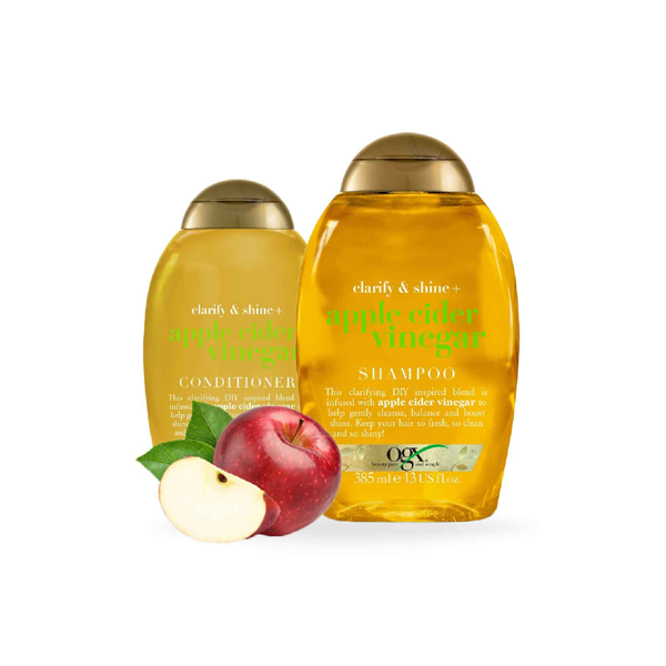 Ogx Clarify &amp; Shine + Apple Cider Vinegar Shampoo &amp; Conditioner Set