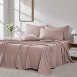 PLAIN COTTON BEDSHEET SET-3PCS D-4 - trendifypk