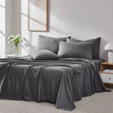 PLAIN COTTON BEDSHEET SET-3PCS D-6 - trendifypk