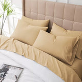 PLAIN COTTON BEDSHEET SET-3PCS D-8 - trendifypk