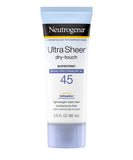 Nautrogena Ultra Sheer DryTouch Sunscreen Broad Spectrum Spf 45 88ml