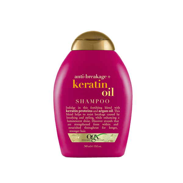 Ogx Anti Breakage Keratin Oil Shampoo 385ml trendifypk