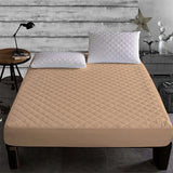 QUILTED WATERPROOF FITTED SHEET MATTRESS PROTECTOR