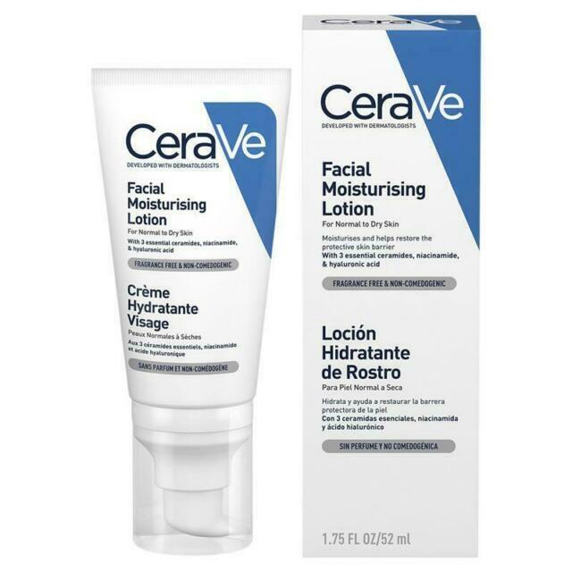 CeraVe Facial Moisturising Lotion PM 52mL For Normal To Dry Skin